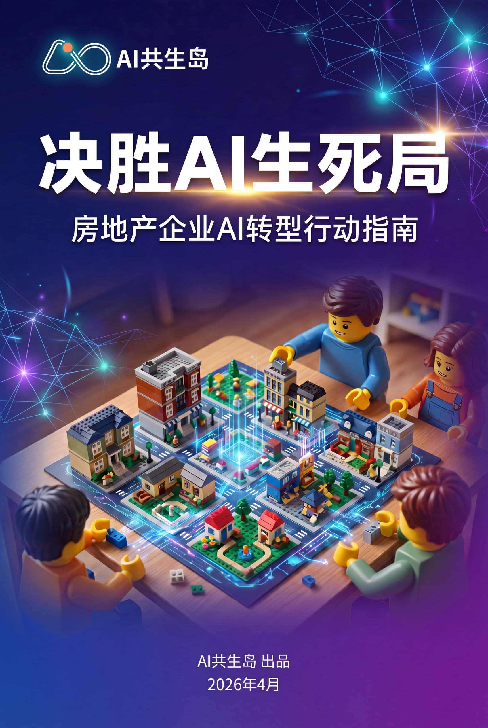 《决胜AI生死局:房地产企业AI转型行动指南》封面