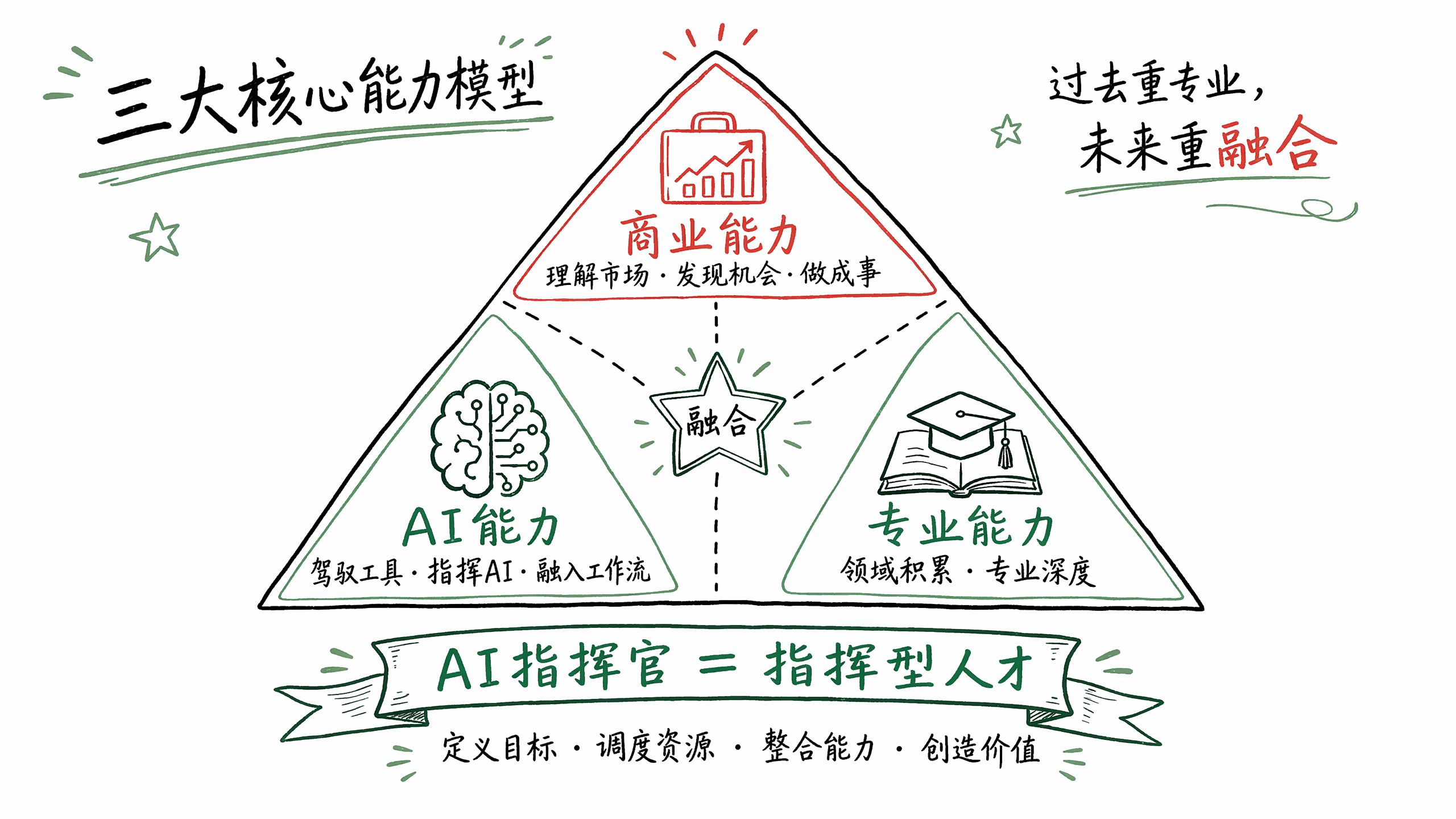 AI指挥官三大核心能力模型